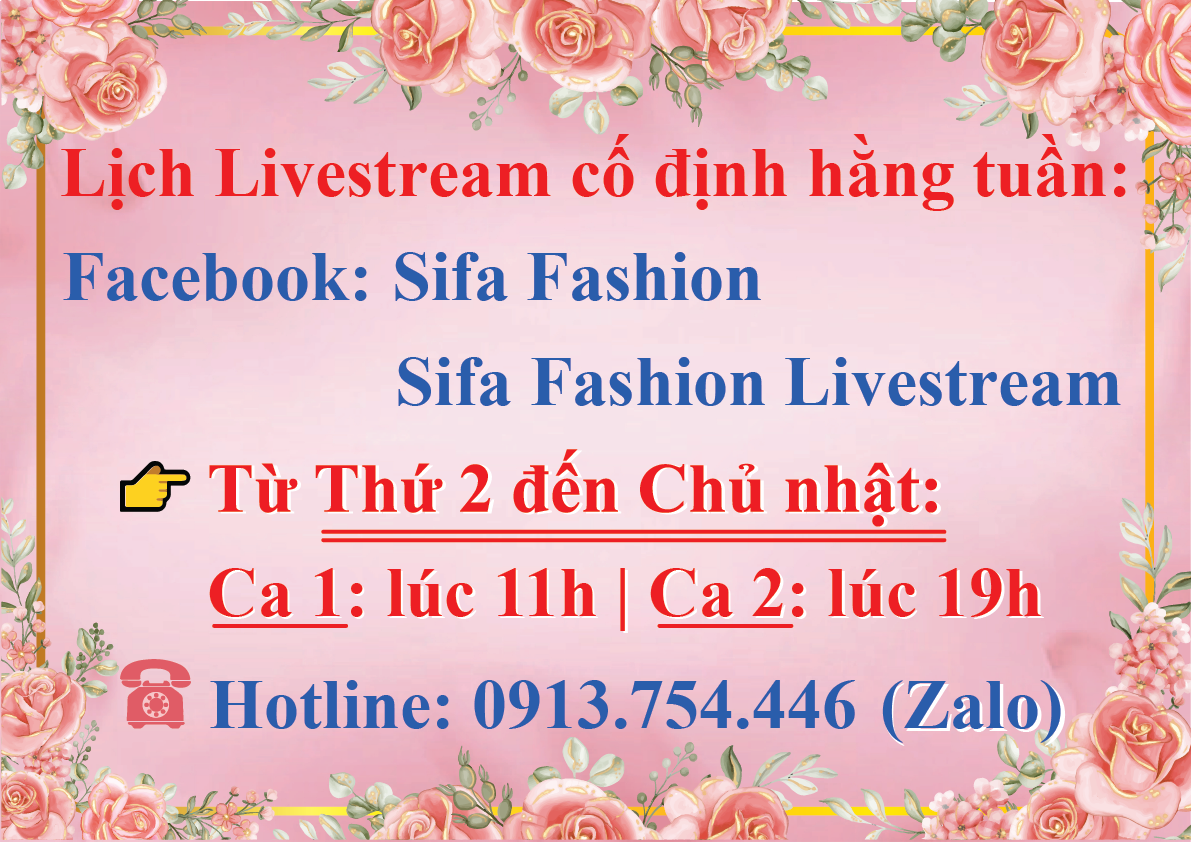 Lịch Livestream Cố định hàng tuần