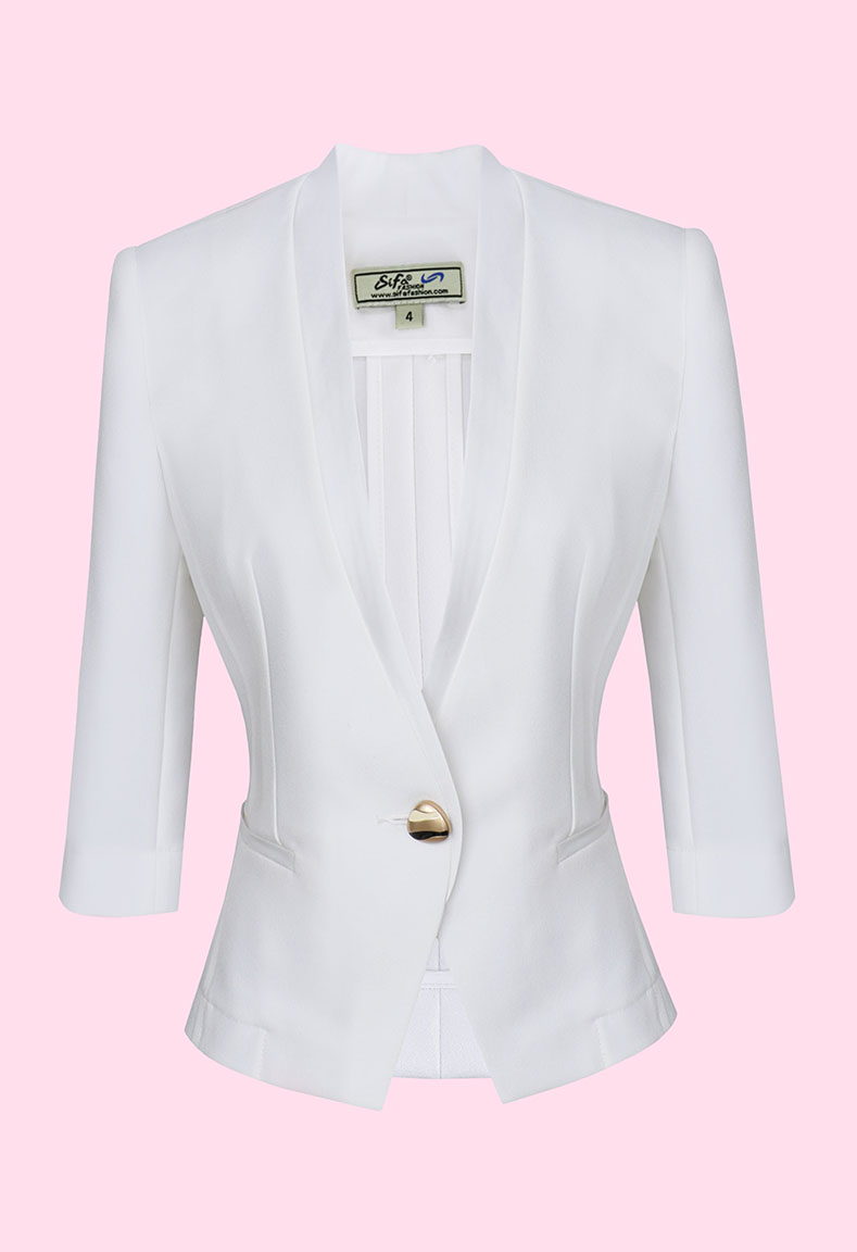 Áo vest cổ ba lai phối