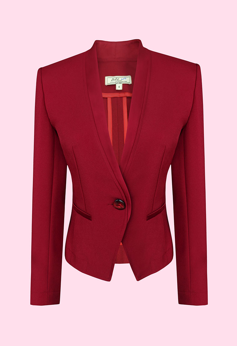Áo vest cổ ba lai phối