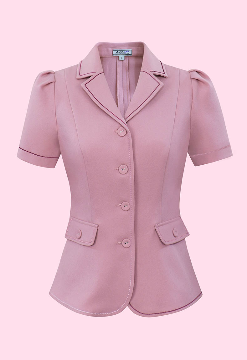 Áo vest cổ đanton một lớp