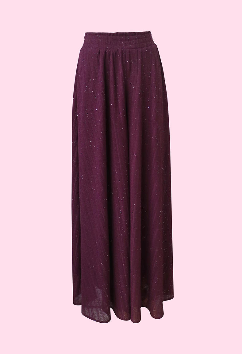 Bộ áo cổ tròn quần váy trẻ trung - Quần