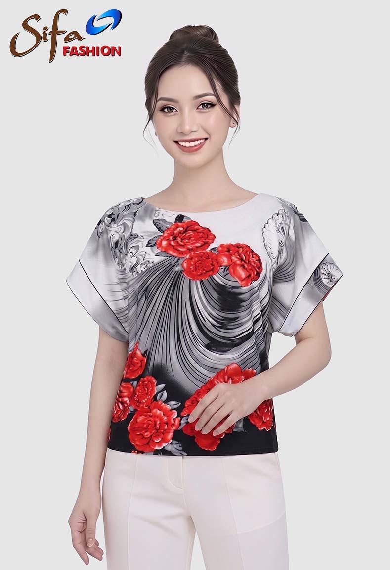 Áo cổ tròn