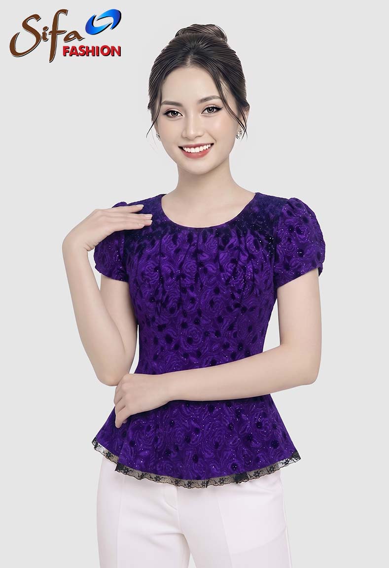 Áo thun xốp cổ thuyền